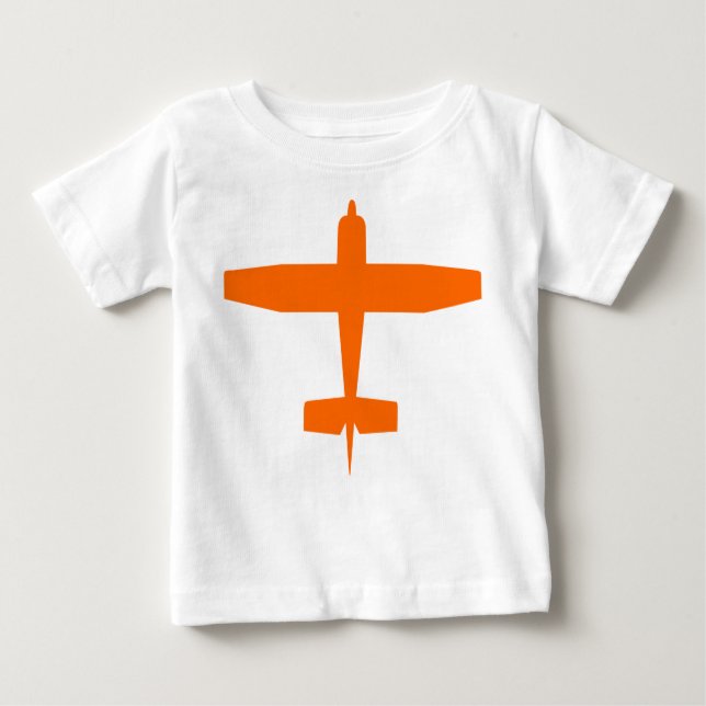 Flugzeug Baby T-shirt (Vorderseite)