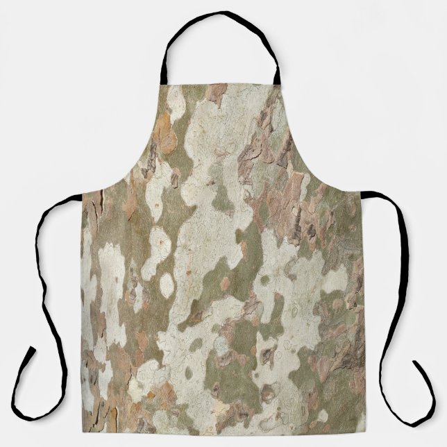Flugzeug-Baumtarnung sieht wie Rinde-Muster aus Schürze (Vorderseite)