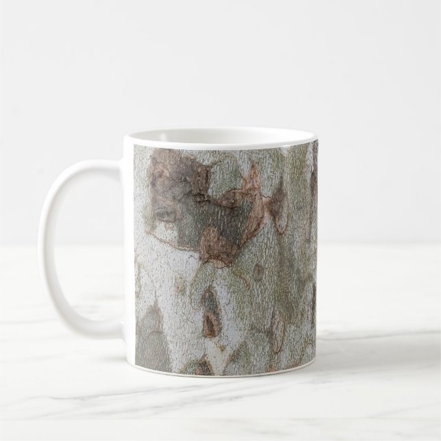 Flugzeug-Baumwoll-Tarnung sieht wie Barkmuster-Kaf Kaffeetasse (Links)