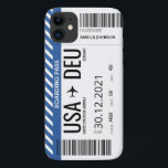 Flugzeug Boarding Ticket (Personalisieren) Case-Ma Case-Mate iPhone Hülle<br><div class="desc">Flugzeug Boarding Ticket (Personalisieren) Casing.</div>