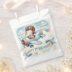 Flugzeug Boy 1. Geburtstag Party Geschenktütchen