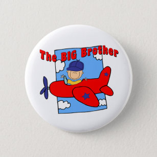 Flugzeug-Bruder-Pilot Button