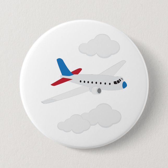 Flugzeug Button (Vorderseite)