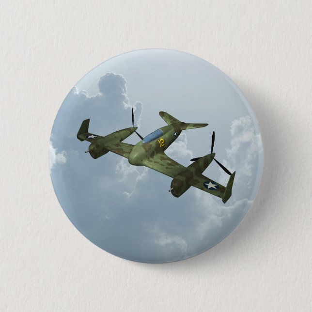Flugzeug Button (Vorderseite)
