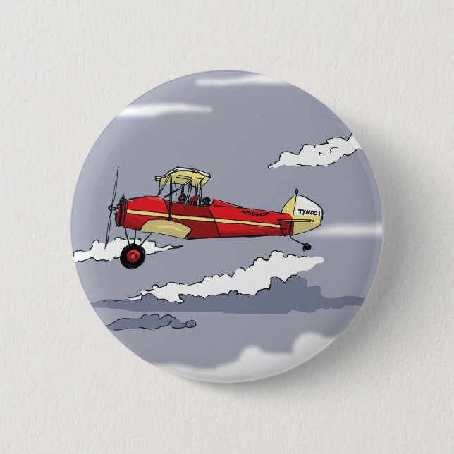Flugzeug Button (Vorderseite)