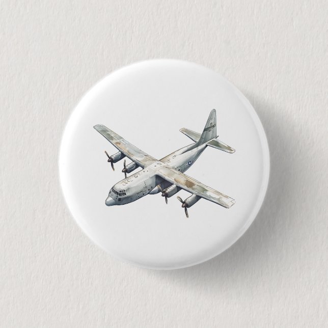 Flugzeug Button (Vorderseite)