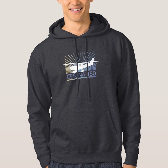 Flugzeug Cessnas 150 Hoodie (Vorderseite)