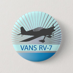Flugzeug der Packwagen-RV-7 Button