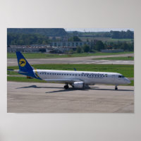 Flugzeug der Ukraine International Airlines