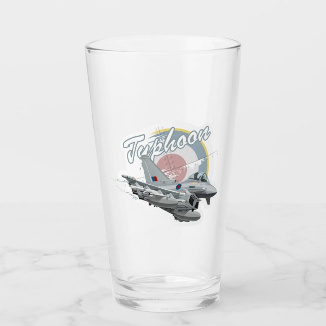 Flugzeug des Cartoon Glas (Vorderseite)