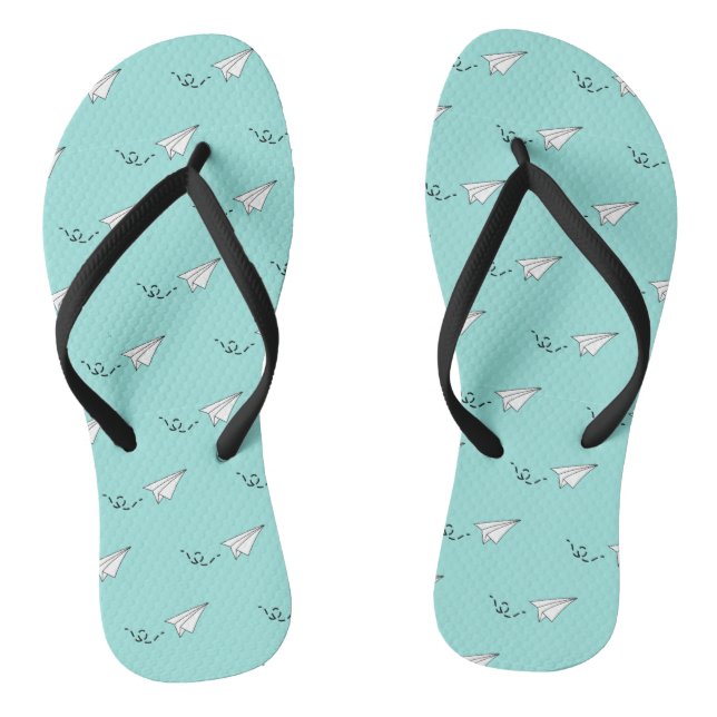 Flugzeug des Grünbuchs Flip Flops (Fußbett)