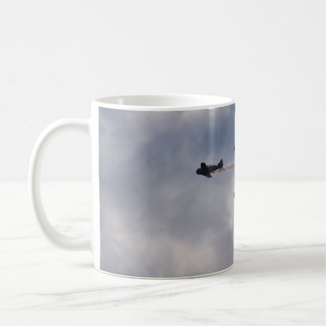 Flugzeug des Krieges Kaffeetasse (Links)
