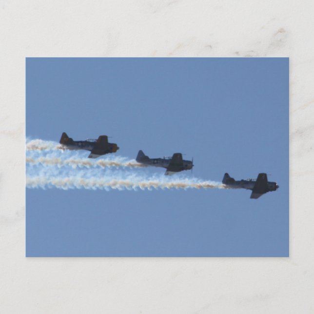 Flugzeug des Krieges Postkarte (Vorderseite)