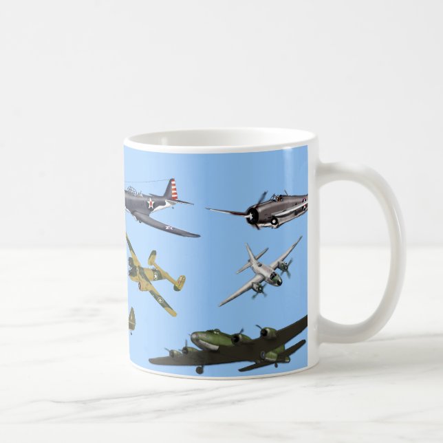 Flugzeug des Krieges Tasse (Rechts)