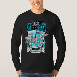 Flugzeug des Zweiten Weltkriegs WWII B 29 Superfor T-Shirt
