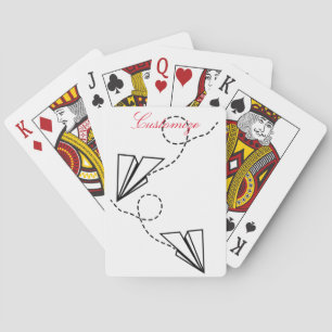 Flugzeug, die Thunder_Cove fliegen Spielkarten