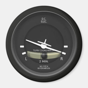 Flugzeug-Drehungs-Koordinator-Instrument Magnet