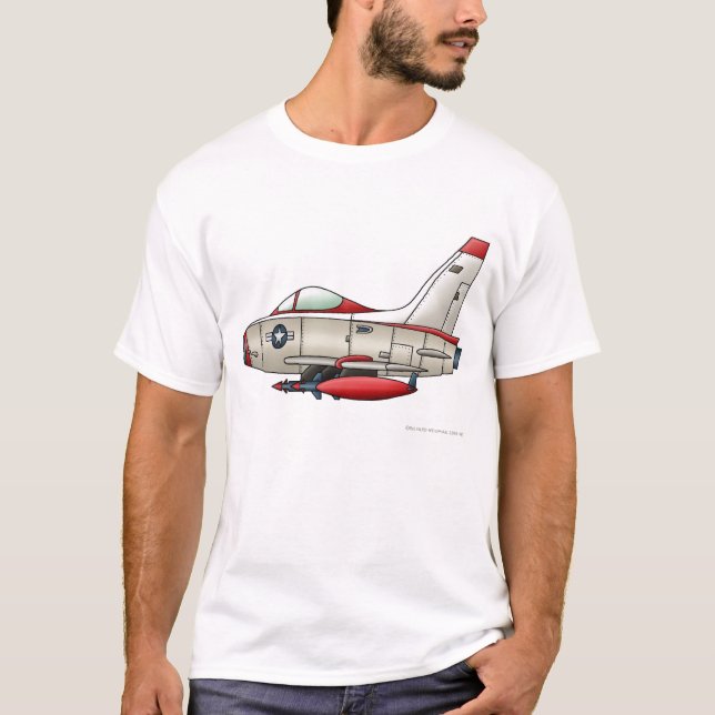 Flugzeug-Düsenjäger-Militärflugzeug-Kleid T-Shirt (Vorderseite)