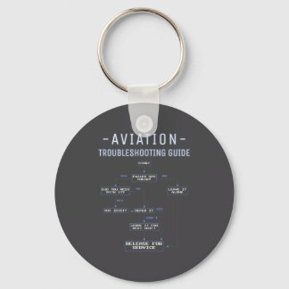 Flugzeug-Fehlerbehebungsleitfaden - Lustiger Flugm Schlüsselanhänger