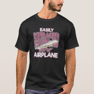 Flugzeug Flugzeug Flug Pilot Luftfahrzeug Luftfahr T-Shirt