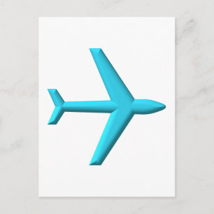 Flugzeug/Flugzeug Postkarte