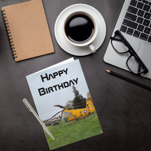 Flugzeug Foto, Cool Aviation Geburtstag Karte