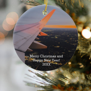 Flugzeug Foto Himmel Coole Sonnenaufgang Flug,Avia Keramik Ornament