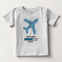 Flugzeug "Future Pilot" Baby T-shirt