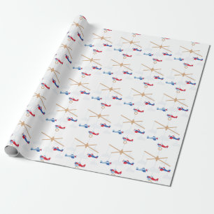 Flugzeug Geschenkpapier