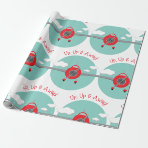 Flugzeug Geschenkpapier
