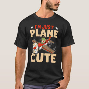 Flugzeug Ich bin nur Flugzeug Niedlich T-Shirt
