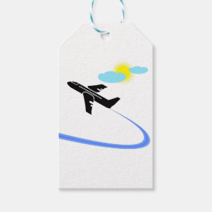 Flugzeug im fligh geschenkanhänger