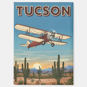Flugzeug in Tuscon Arizona Reise Magnet