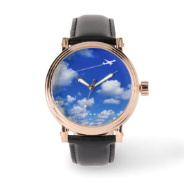 Flugzeug/Jet-Flugzeug/Personalisierte Pilot-Uhr Armbanduhr