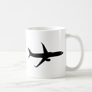 Flugzeug-Jet-Schatten-Flug fertigen Farbe Tasse