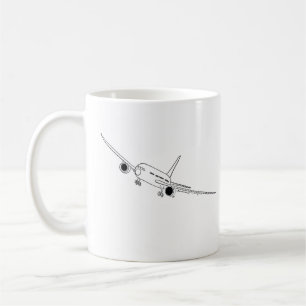 Flugzeug Kaffeetasse