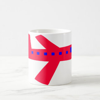 Flugzeug Kaffeetasse