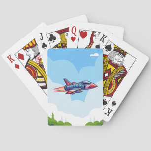 Flugzeug/Kampfflugzeug Spielkarten