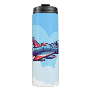 Flugzeug/Kampfflugzeug Thermosbecher