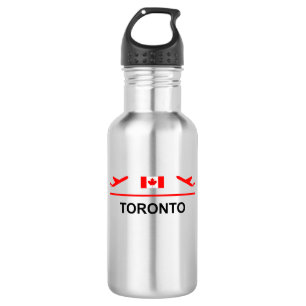 Flugzeug Light Color von Toronto Canada Edelstahlflasche