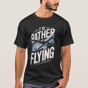Flugzeug Luftfahrt Humor Pilot Aviator Navigator T-Shirt