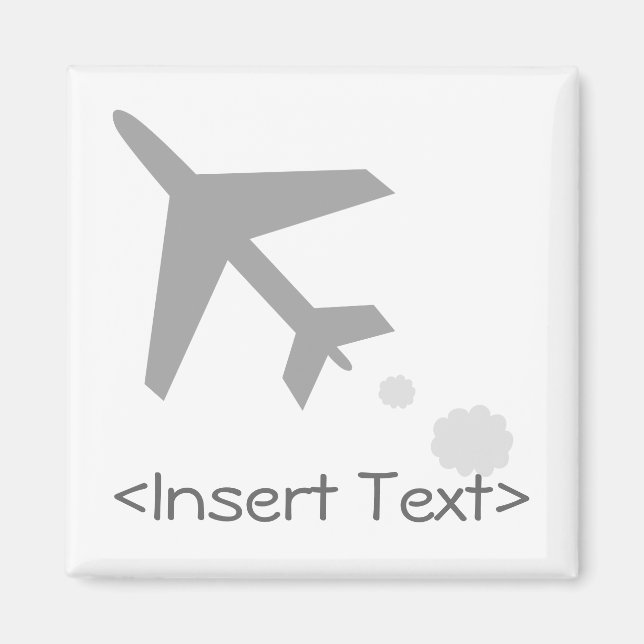 Flugzeug Magnet (Vorne)