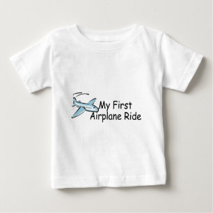 Flugzeug meine erste Flugzeug-Fahrt Baby T-shirt