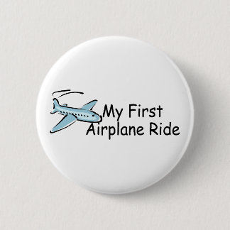 Flugzeug meine erste Flugzeug-Fahrt Button