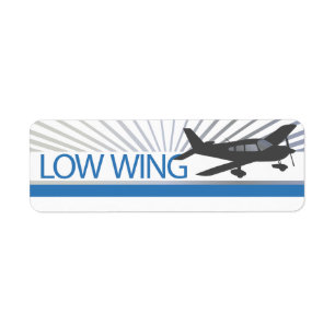 Flugzeug mit niedrigem Flügel