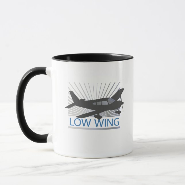 Flugzeug mit niedrigem Flügel Tasse (Links)