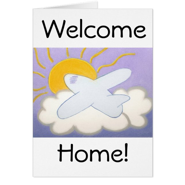 Flugzeug mit Zuhause (Vorne)