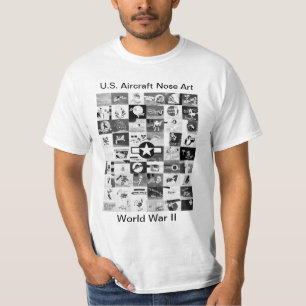 Flugzeug-Nasen-Kunst T-Shirt
