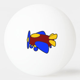 Flugzeug Niedlich farbiger Cartoon Kinder Flugzeug Tischtennisball