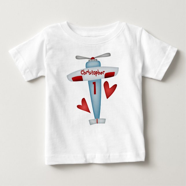 Flugzeug-Party-T-Shirt Baby T-shirt (Vorderseite)